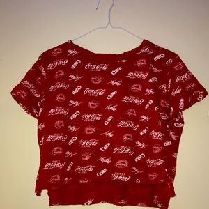 Cropped Coca-Cola Shirt